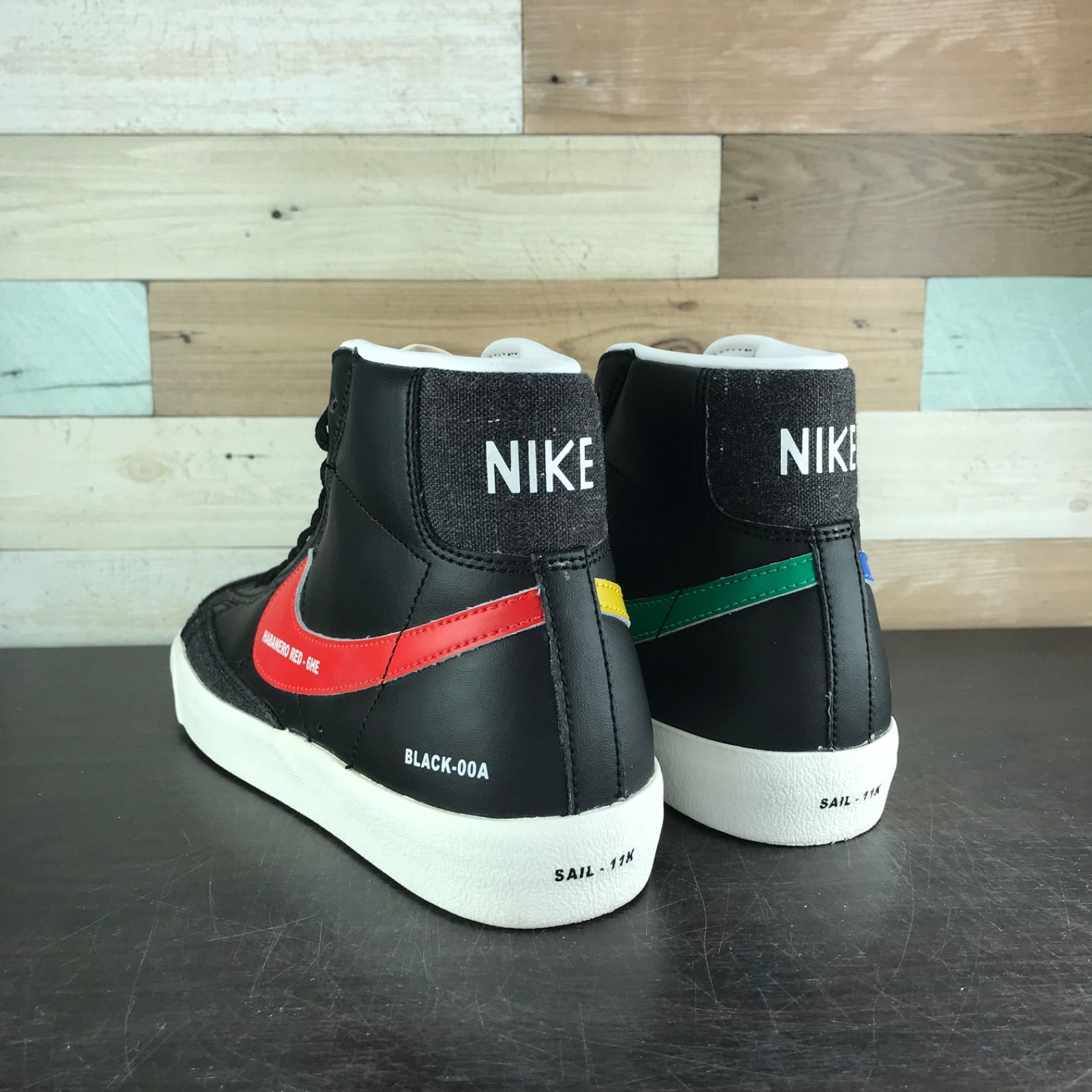 NIKE BLAZER MID 77 BLACK ナイキ ブレイザー ミッドカット 77 