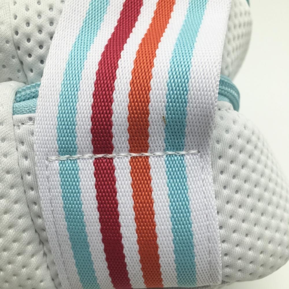 新品】パーリーゲイツ 保冷カートバッグ 白×ライトブルー 二層式