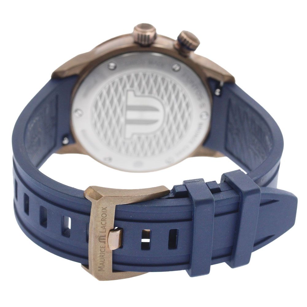  モーリス ラクロア Maurice Lacroix PT6248-BRZ0B-430-4 ポントスS ダイバー ブロンズ 自動巻き メンズ 箱 保証書付き_943483 リブ編み 自動巻き時計 腕時計(アナログ)