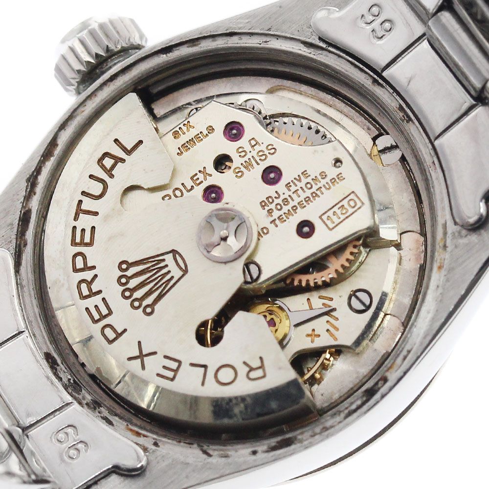 ロレックス ROLEX 6517 オイスターパーペチュアル レディデイト Cal.1130 WGベゼル 自動巻き レディース _938018 楽天市場】ロレックス Ref．6517 WGベゼル オイスターパーペチュアル