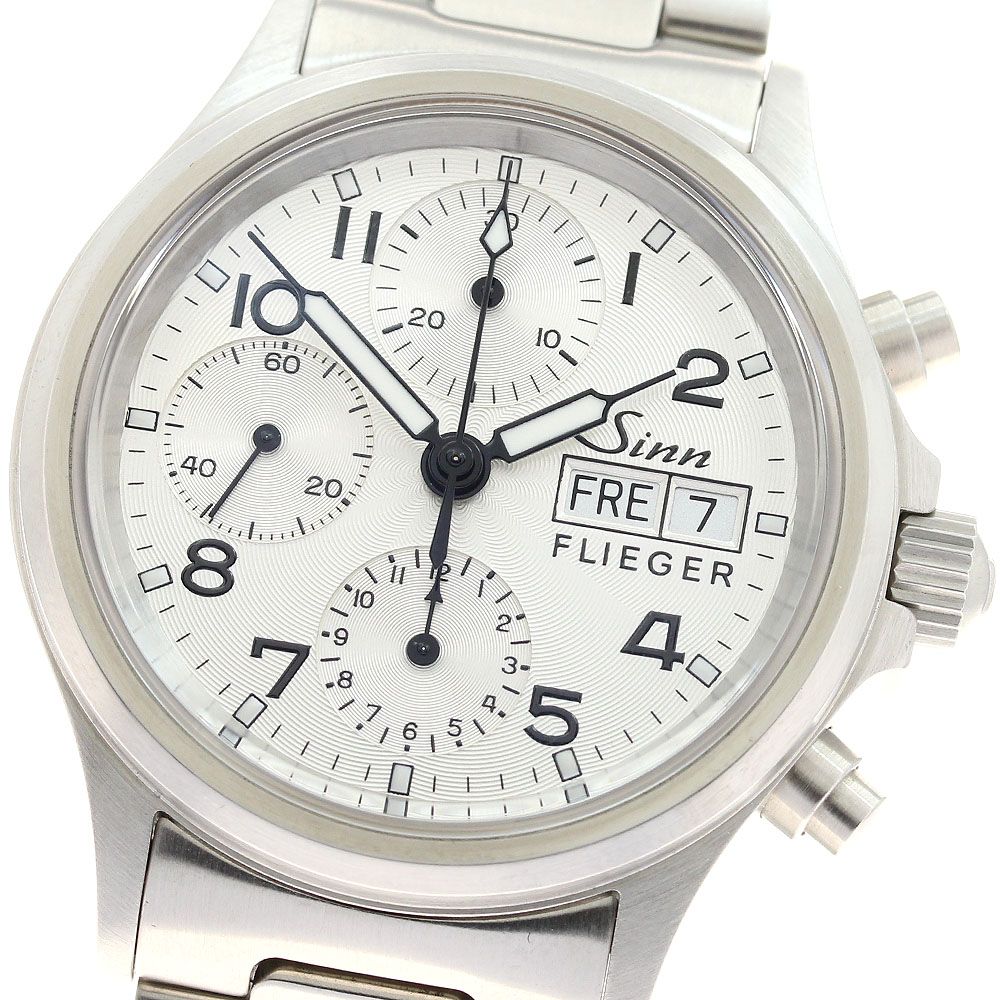 ジン Sinn 356 フリーガーⅢ デイデイト クロノグラフ 自動巻き メンズ き_942817