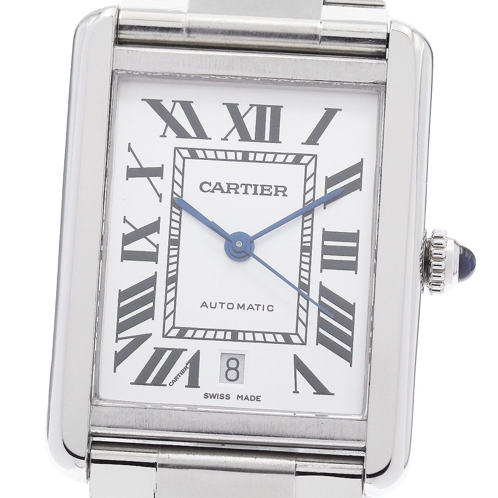 カルティエ CARTIER W5200028 タンクソロ XL デイト 自動巻き メンズ _869281