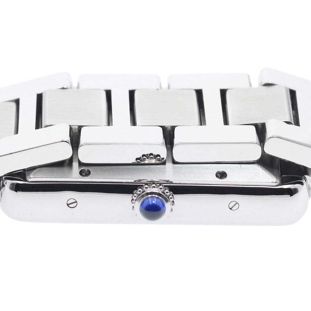  カルティエ CARTIER W5200028 タンクソロ XL デイト 自動巻き メンズ _869281 ネイビー系 自動巻き時計 腕時計(アナログ)