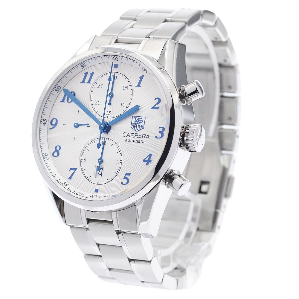  タグホイヤー TAG HEUER CAS2111.BA0730 カレラ ヘリデージ キャリバー16 クロノグラフ 自動巻き メンズ 保証書付き_940219 ミニマル 自動巻き時計 腕時計(アナログ)