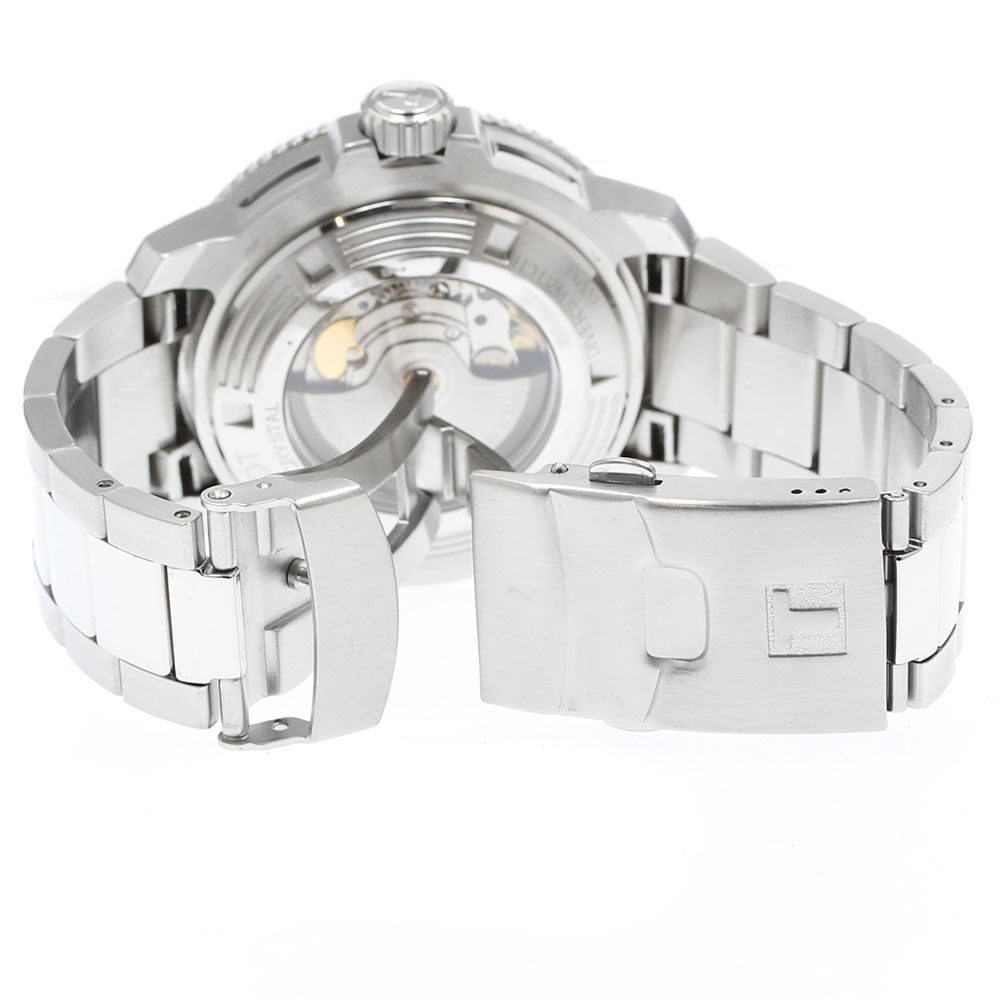  ティソ TISSOT T120607A シースター 2000 プロフェッショナル デイト 自動巻き メンズ _939418 秋コーデ 自動巻き時計 腕時計(アナログ)