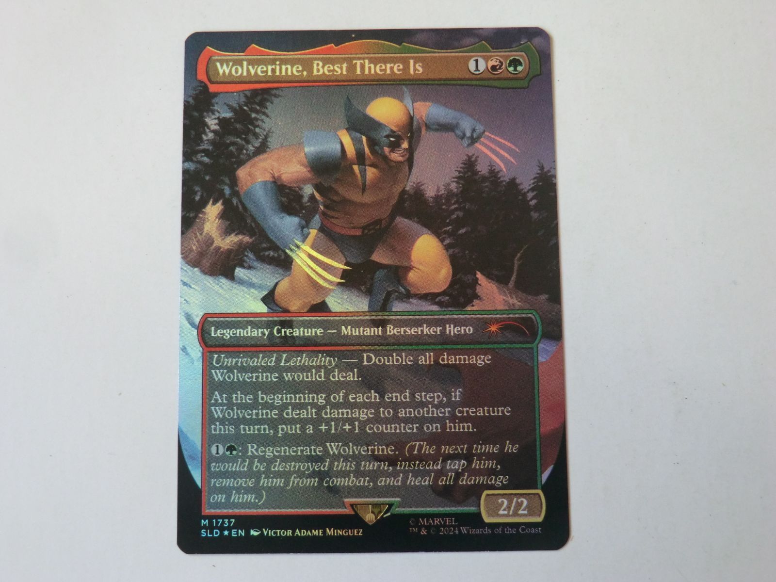 MTG Wolverine, Best There Is（ボーダーレスFOIL） Secret Lair x