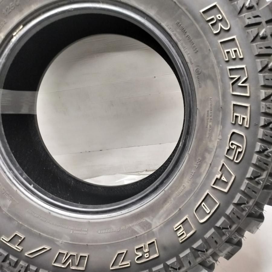 配送先指定あり ※沖縄県・離島への発送不可 ＜ホワイトレター！ ノーマル 1本＞ 35x12.50R17 LT レーダー RENEGADE R7 M/T 2019年製 80～85%　　～本州・四国は送料無料～