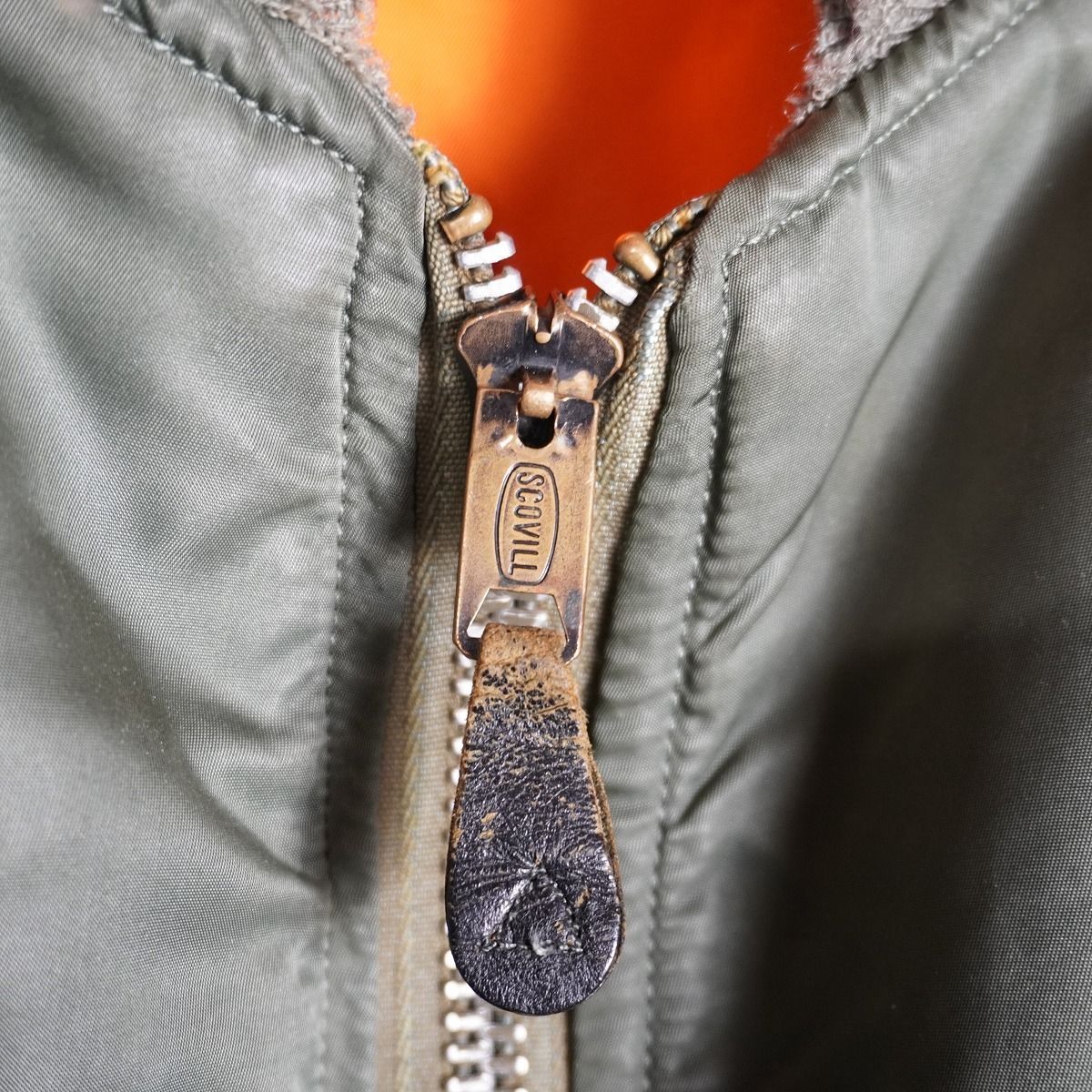 希少 70s ALPHA INDUSTRIES アルファ USAF MA-1 フライト ジャケット 