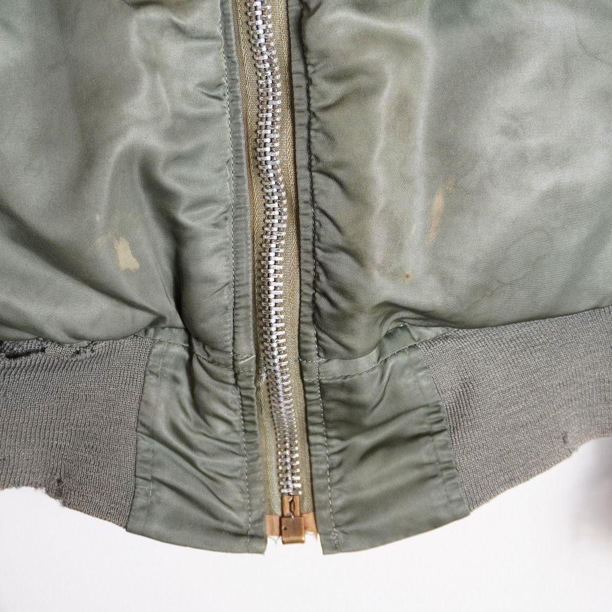 希少 70s ALPHA INDUSTRIES アルファ USAF MA-1 フライト ジャケット 