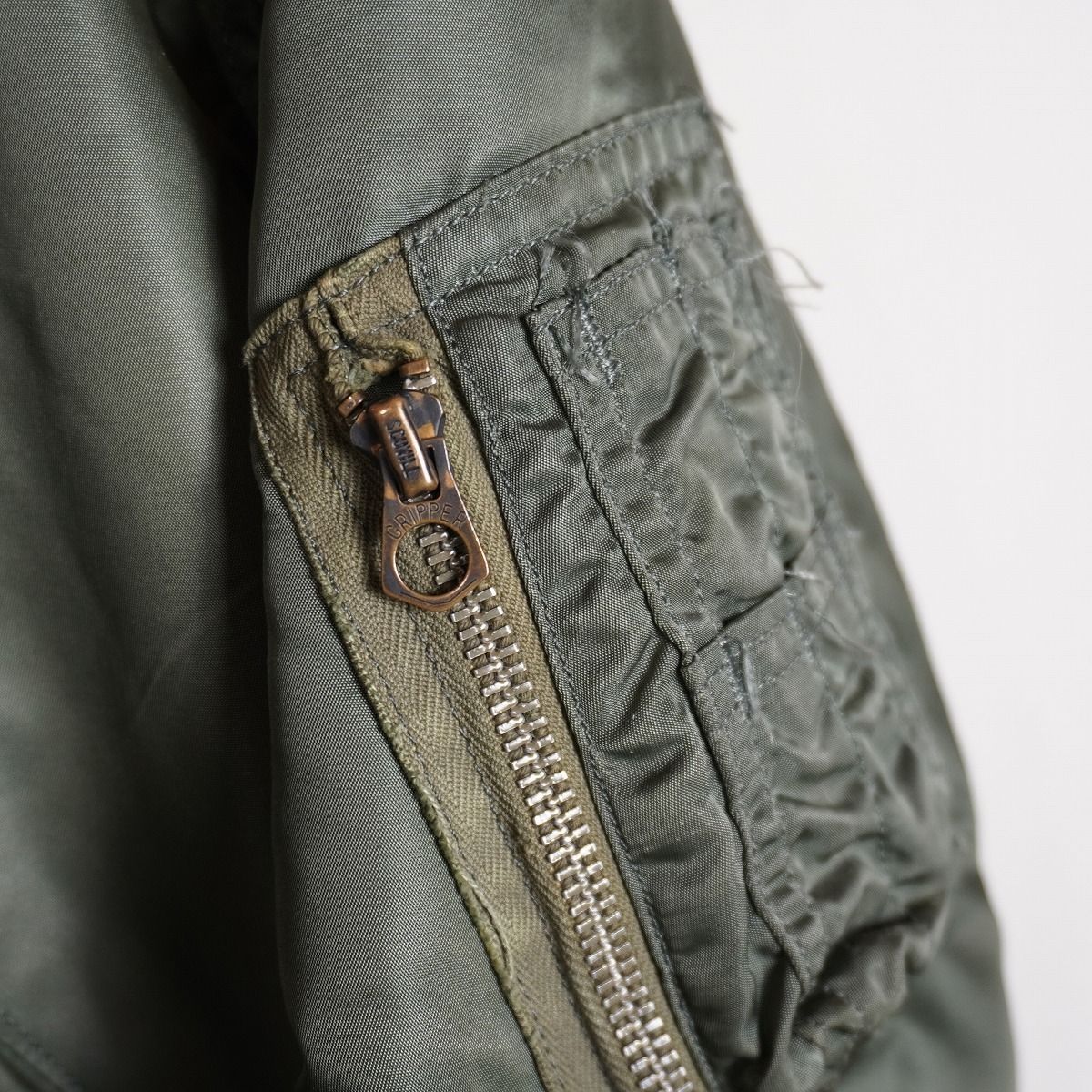 希少 70s ALPHA INDUSTRIES アルファ USAF MA-1 フライト ジャケット 