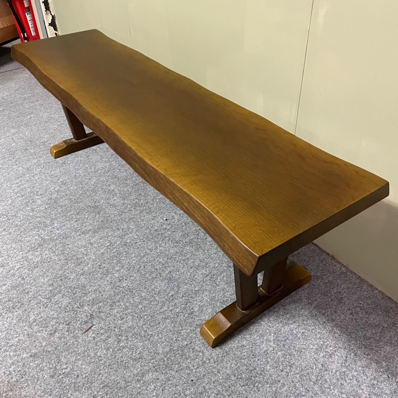 ♭ 飛騨産業 ダイニングチェア ベンチチェア 木製 キツツキ 幅135cm 
