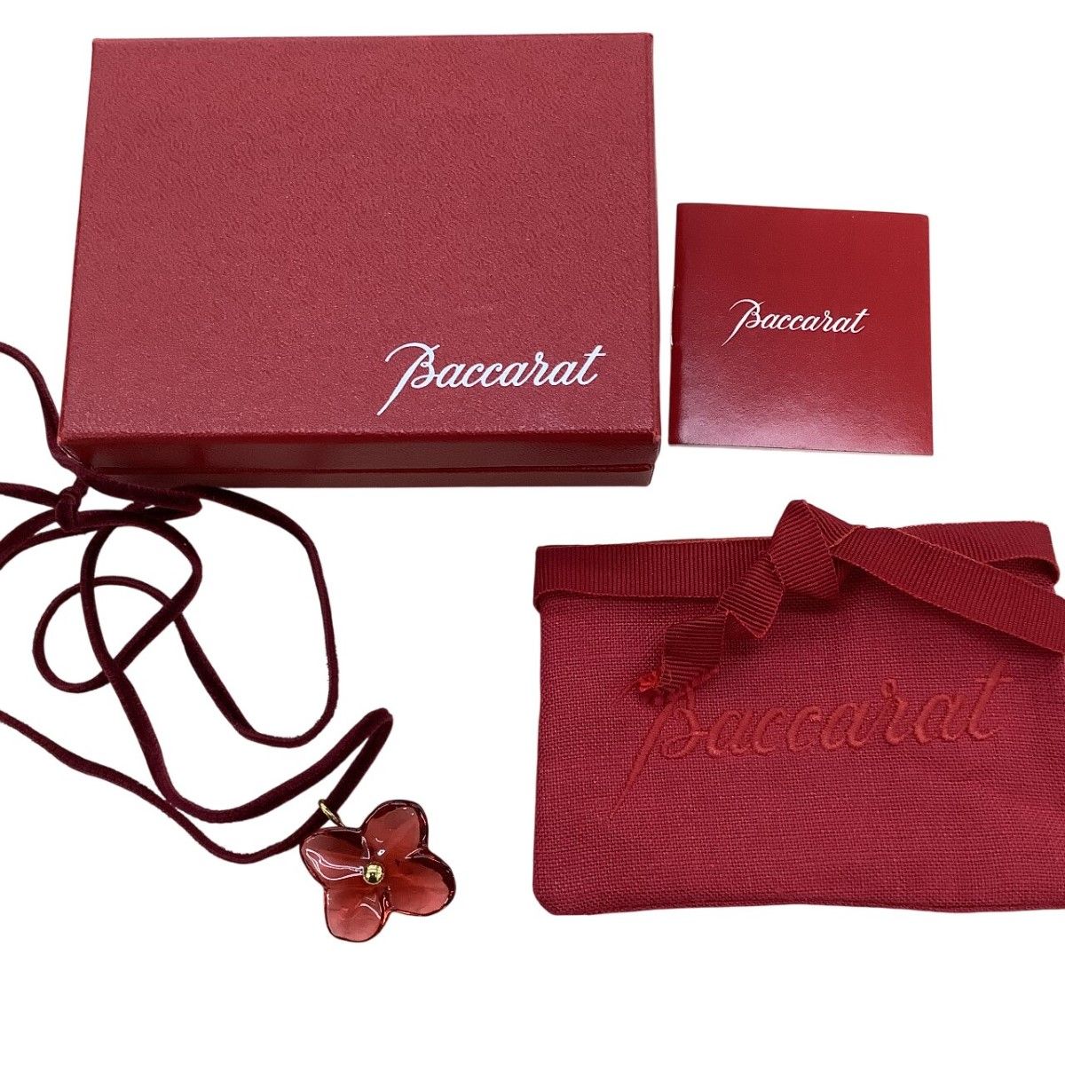 レディース Baccarat バカラ クリスタルフラワー オルテンシア 