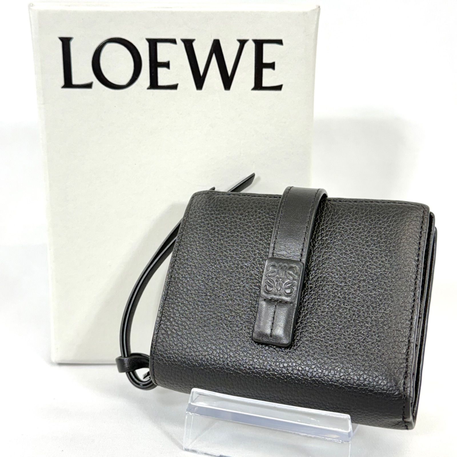人気・美品】LOEWE ロエベ アナグラム バイフォールド 人気・美品】LOEWE ロエベ アナグラム バイフォールド