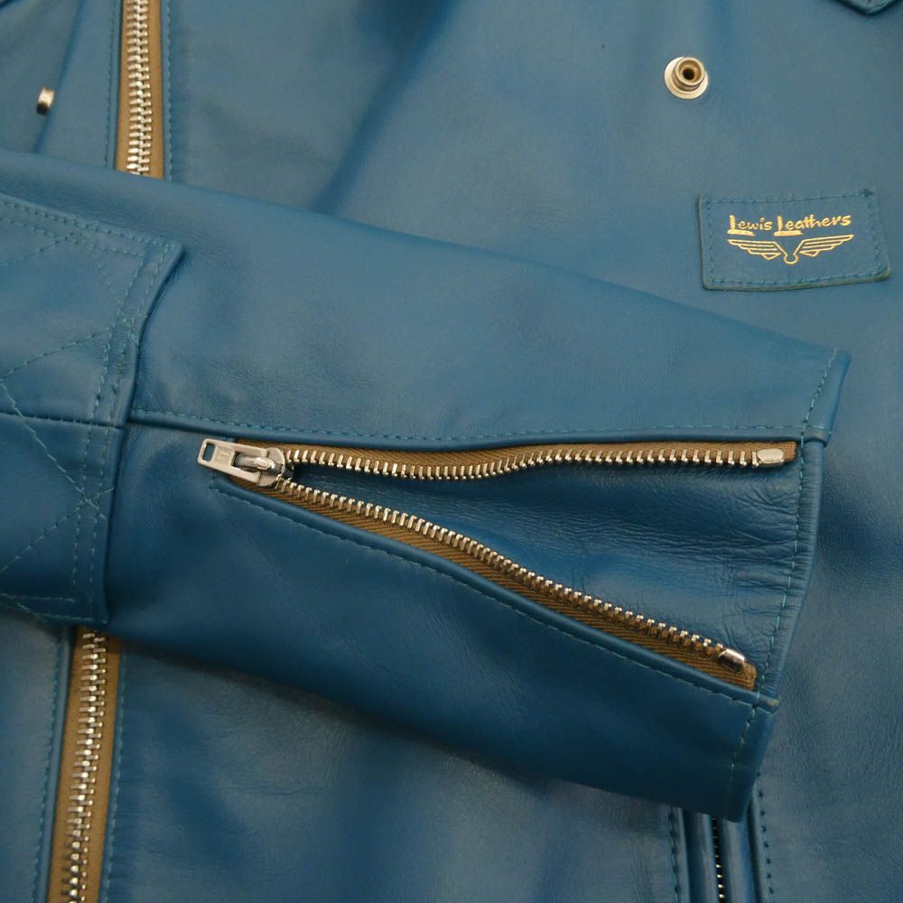 Lewis Leathers ルイスレザー SUPER MONZA VINTAGE TURQUOISE スーパー