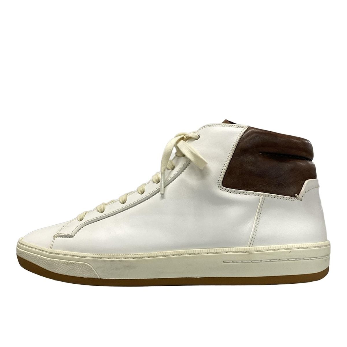 berluti(ベルルッティ) スニーカー 7 メンズ - 白×ブラウン ハイカット 