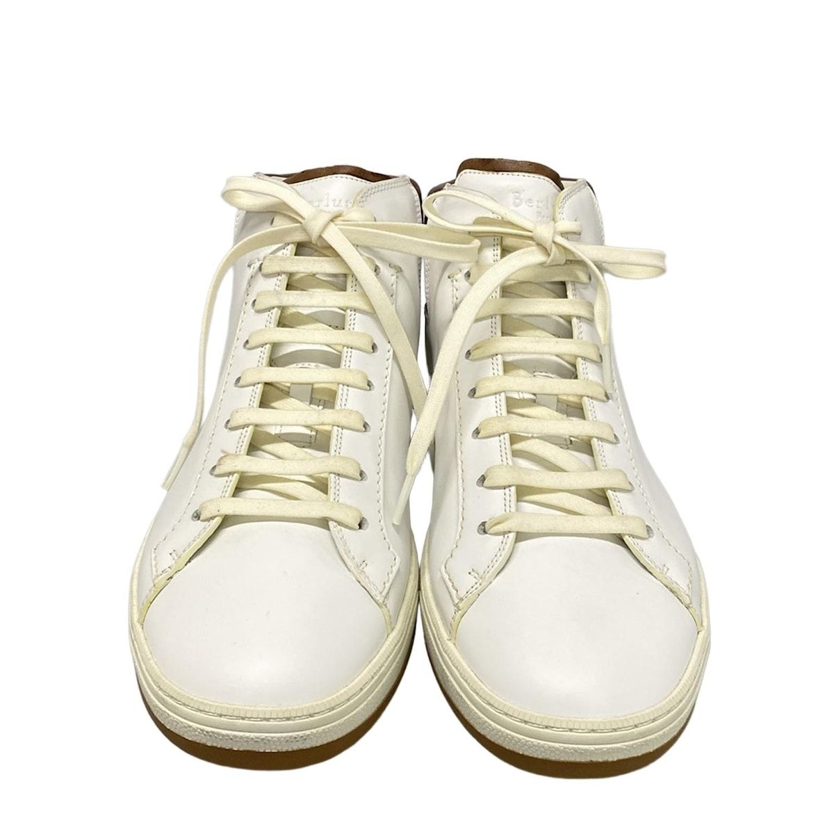 berluti(ベルルッティ) スニーカー 7 メンズ - 白×ブラウン ハイカット 
