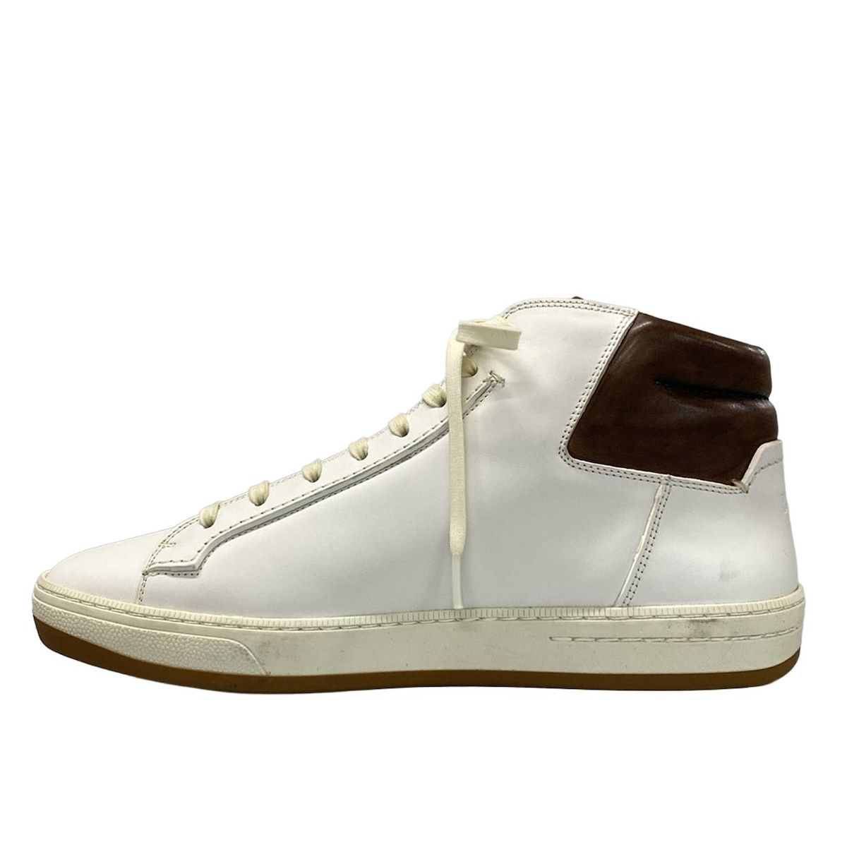 berluti(ベルルッティ) スニーカー 7 メンズ - 白×ブラウン ハイカット 