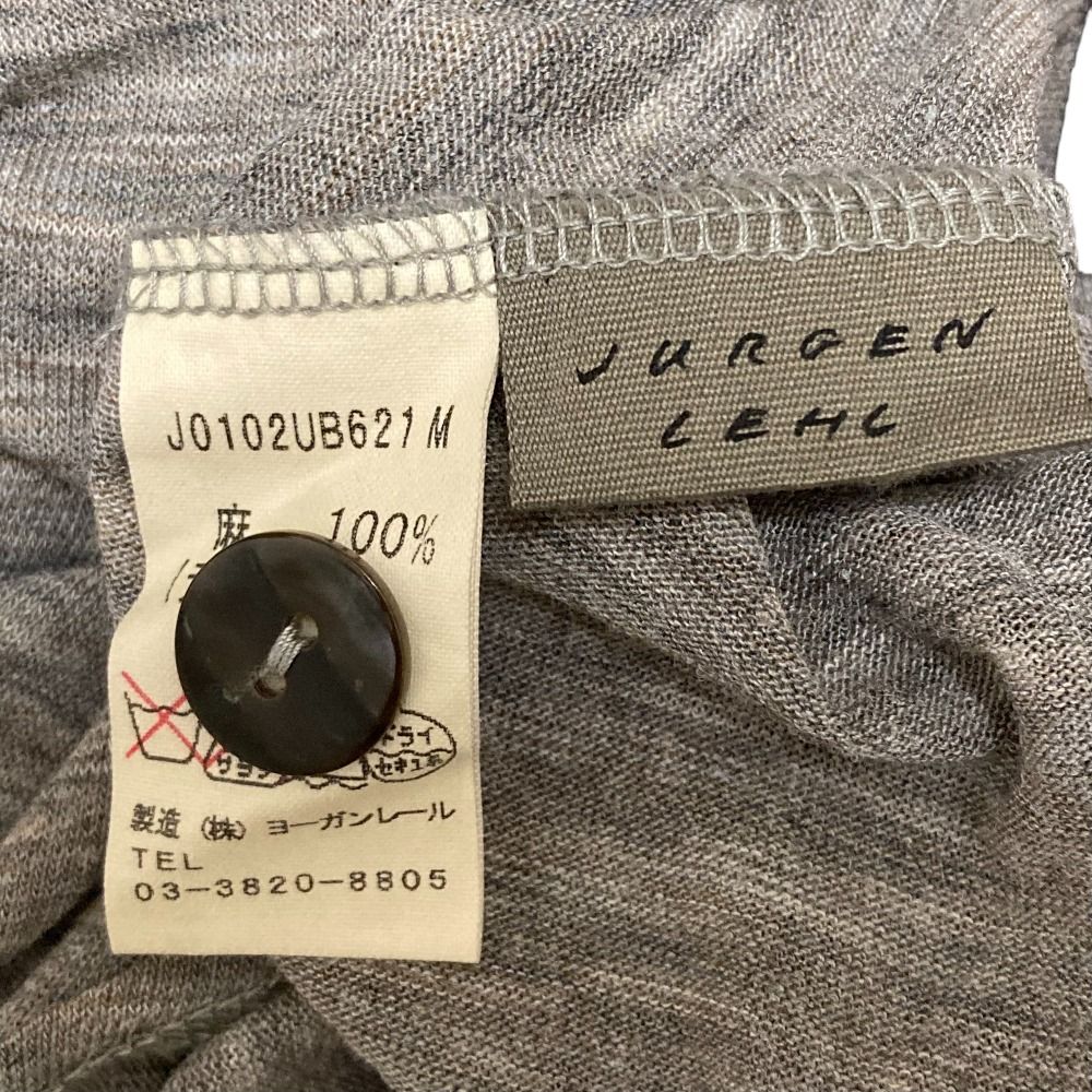 美品 JURGEN LEHL ヨーガンレール ラミー ニット ショートスリーブ