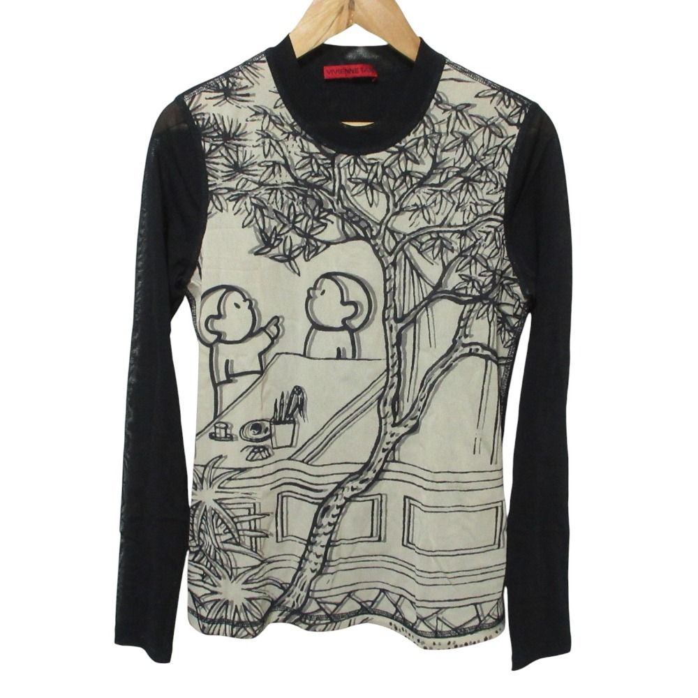 美品 VIVIENNE TAM ヴィヴィアンタム 風景プリント パワーネット