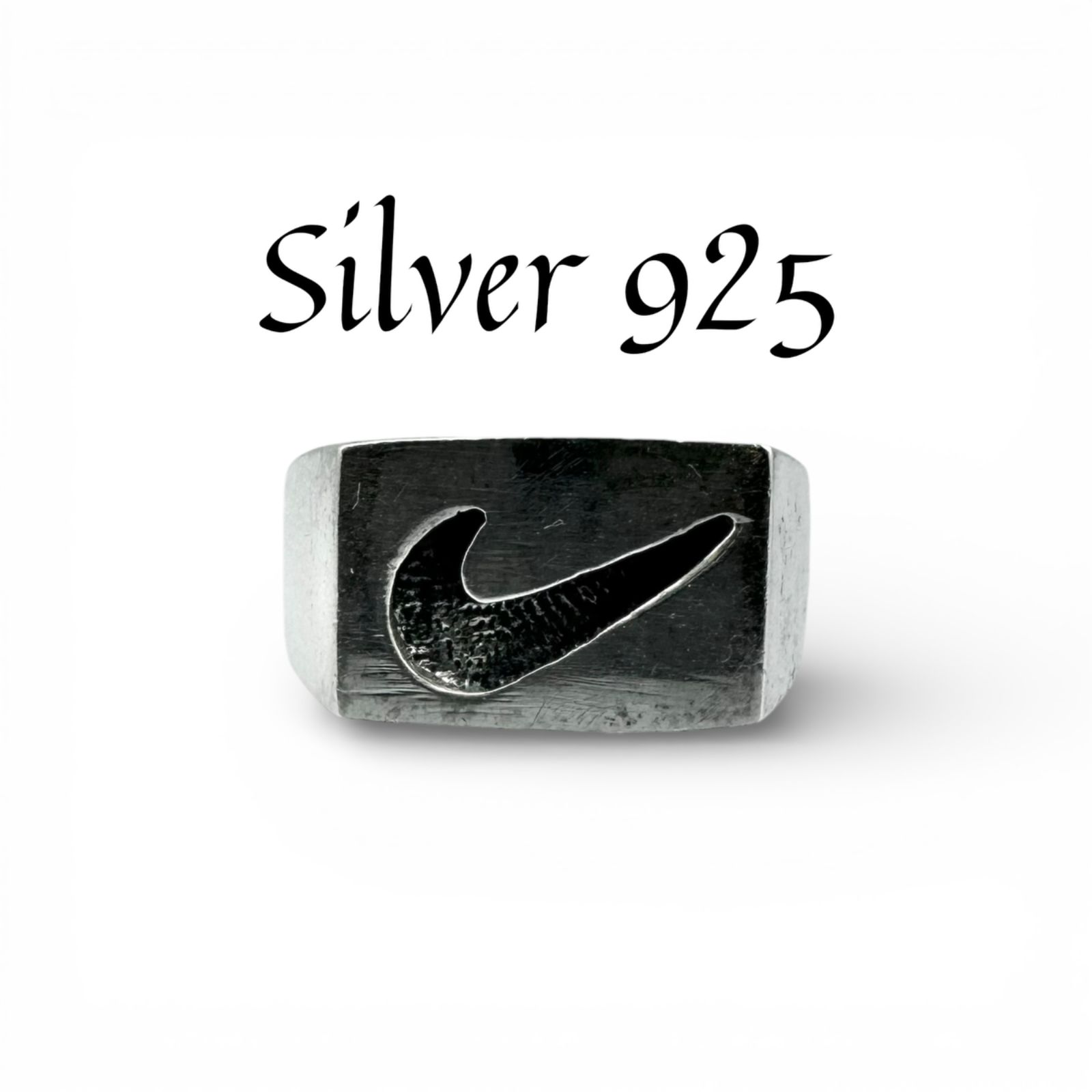 2026，大得価 【抜群の存在感】NIKE ナイキ ロゴ Silver 925 刻印 
