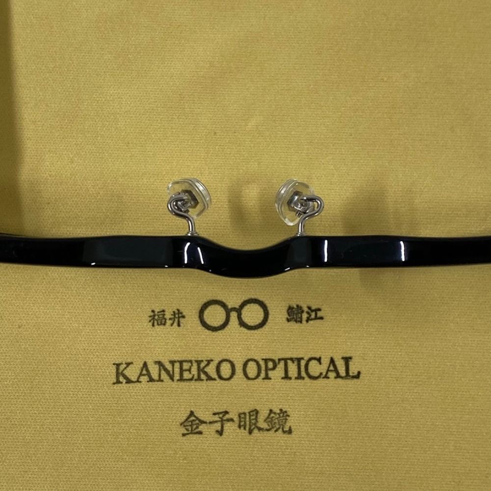 08w15439 金子眼鏡(KANEKO OPTICAL) セルロイドシリーズ KC-84 BK