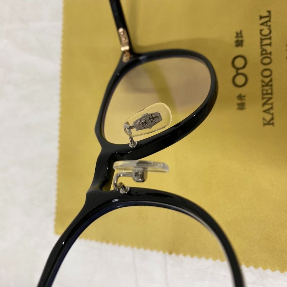 08w15439 金子眼鏡(KANEKO OPTICAL) セルロイドシリーズ KC-84 BK
