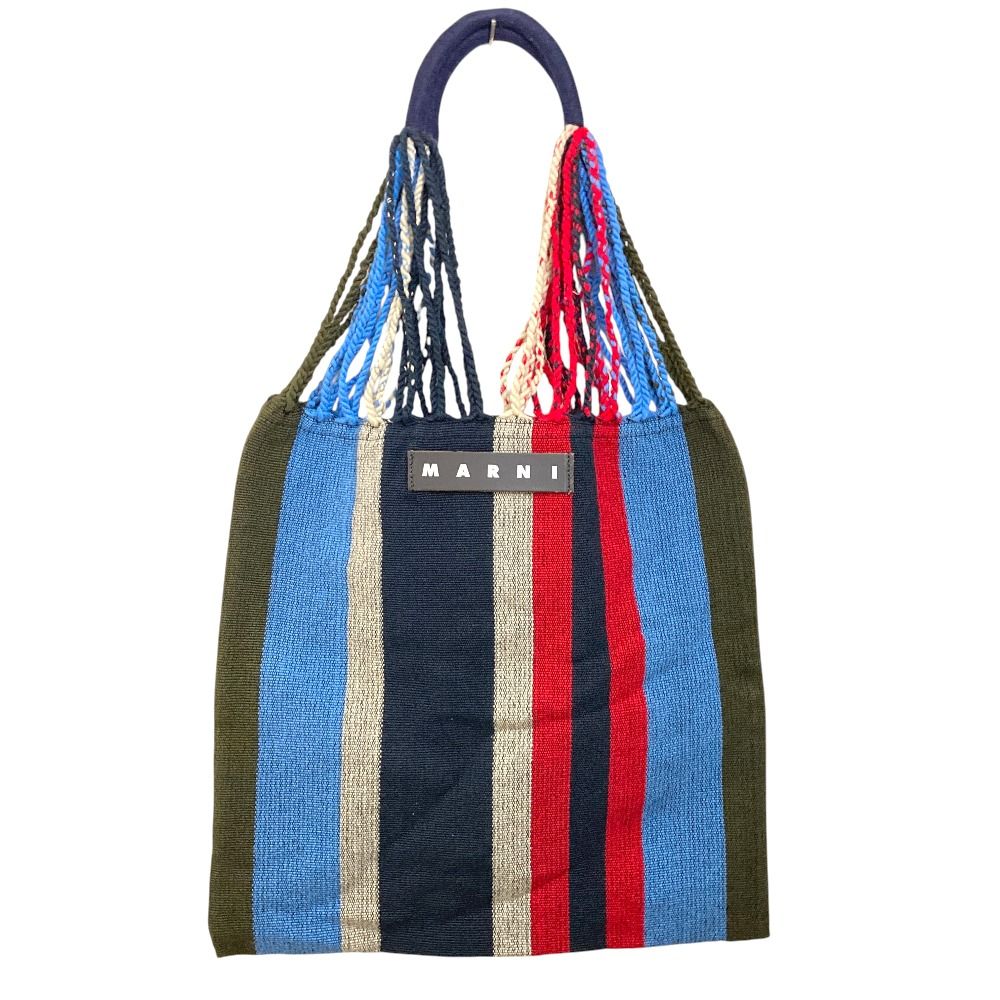 美品 MARNI マルニ マーケット ハンモックバッグ トートバッグ マルチカラー レディース 古着 中古 USED - メルカリ