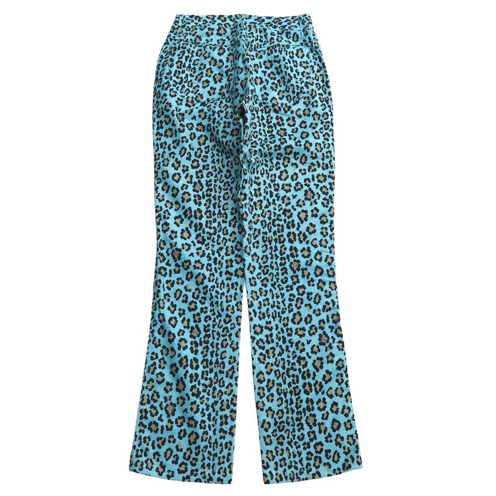 FENDI フェンディ パンツ サイズ27 リネン × コットン レオパード