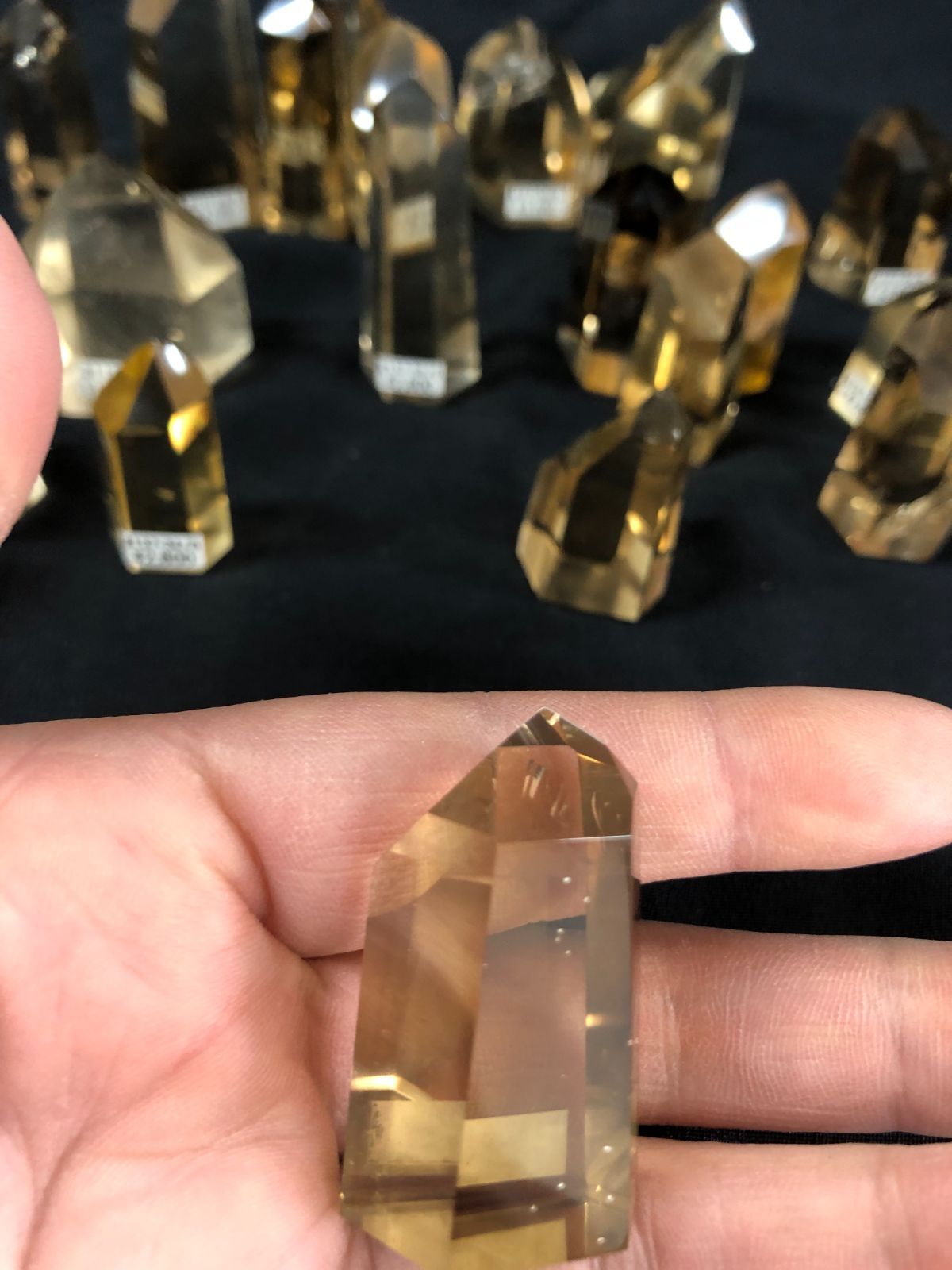 シトリンスモーキーポイントBOX|コリント産