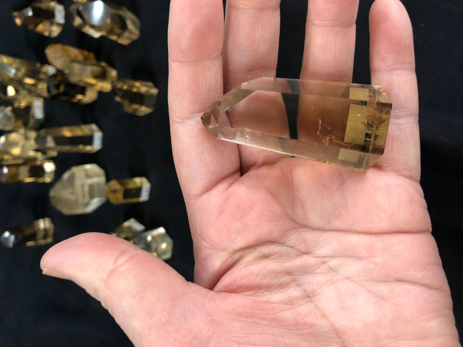 シトリンスモーキーポイントBOX|コリント産