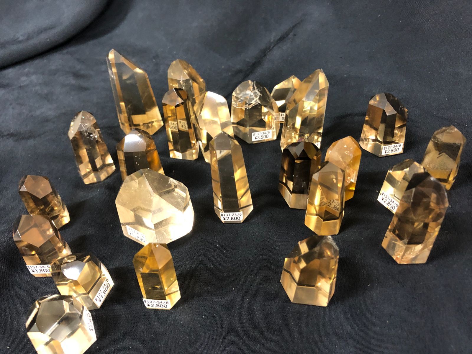 シトリンスモーキーポイントBOX|コリント産