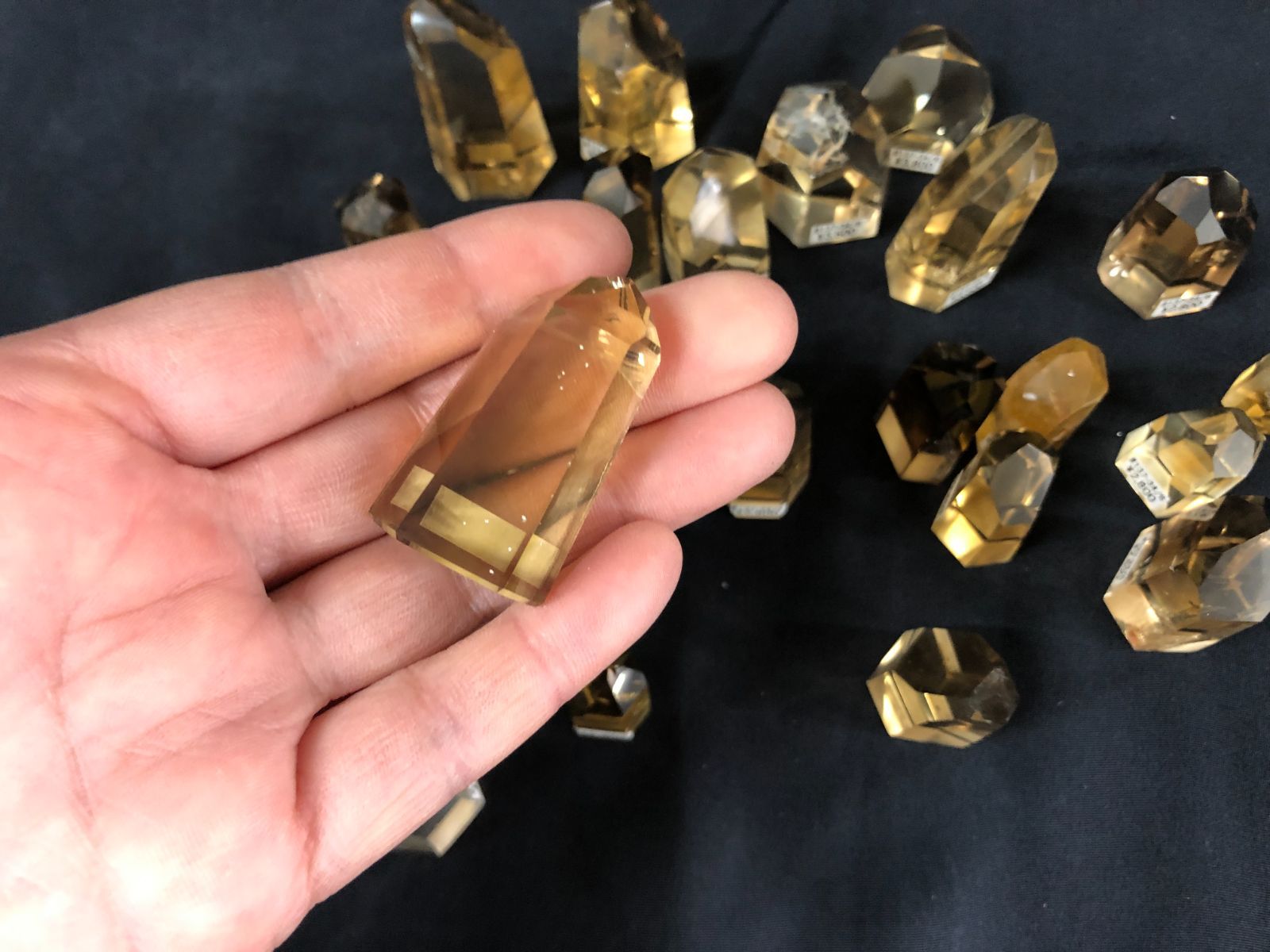 シトリンスモーキーポイントBOX|コリント産