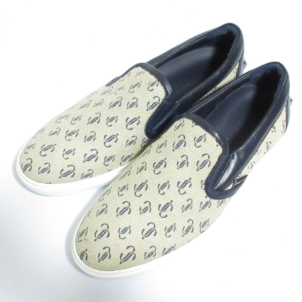 未使用品 ジミーチュウ JIMMY CHOO スリッポン スニーカー シューズ 
