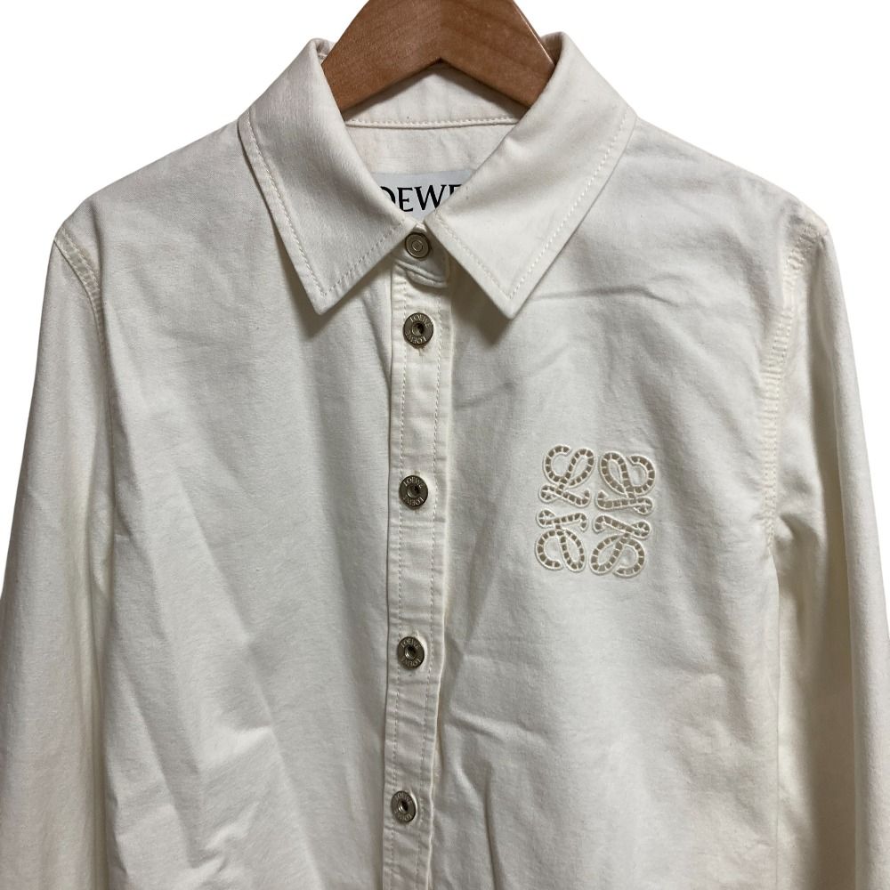 美品 LOEWE ロエベ Paulas Ibiza Trapeze Shirt アナグラム トラペーズ 