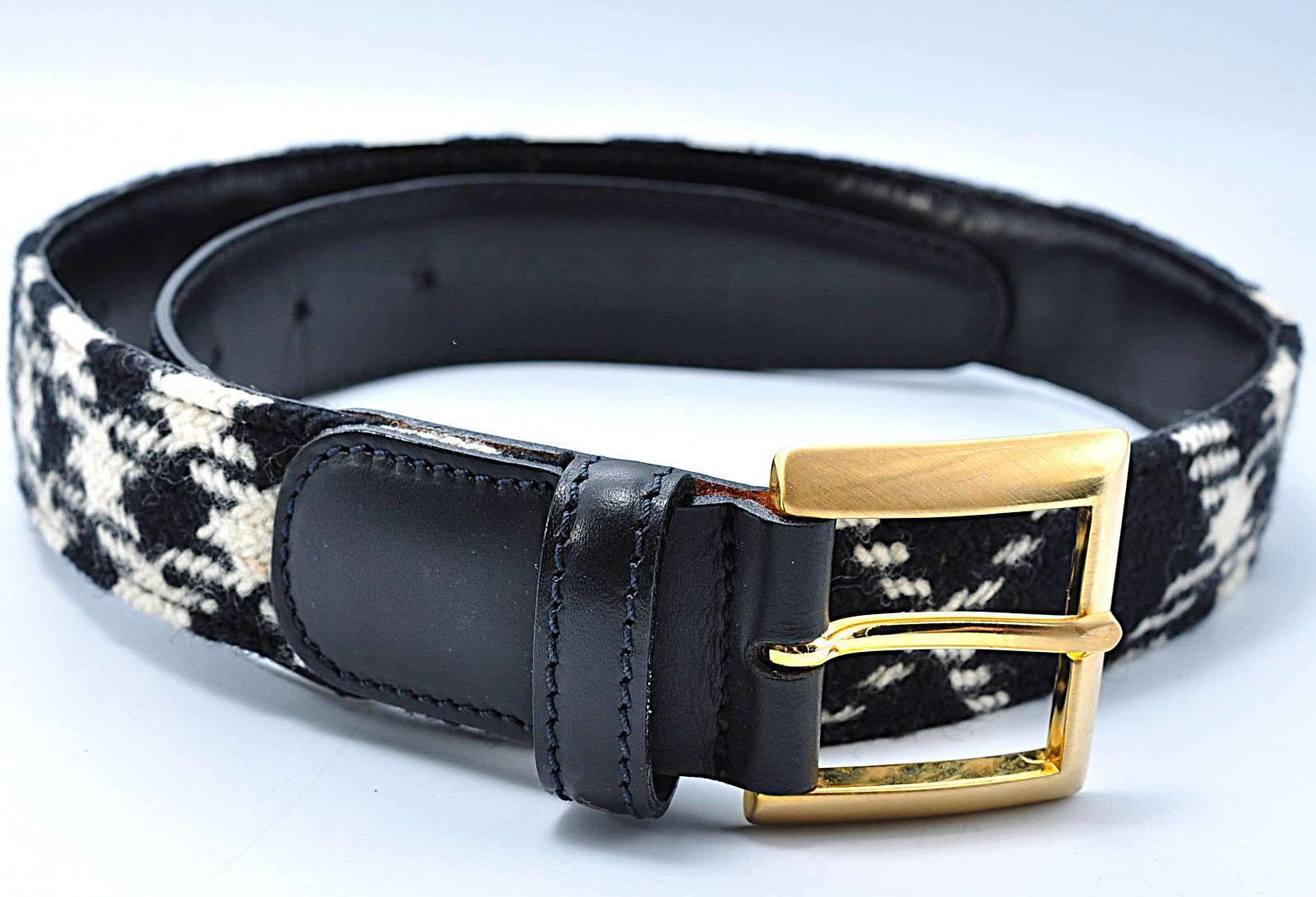 BURBERRY LONDON バーバリーロンドン ベルト 千鳥格子 Men's メンズ 男性 ハウンドトゥース イタリア製 金具 8,386円