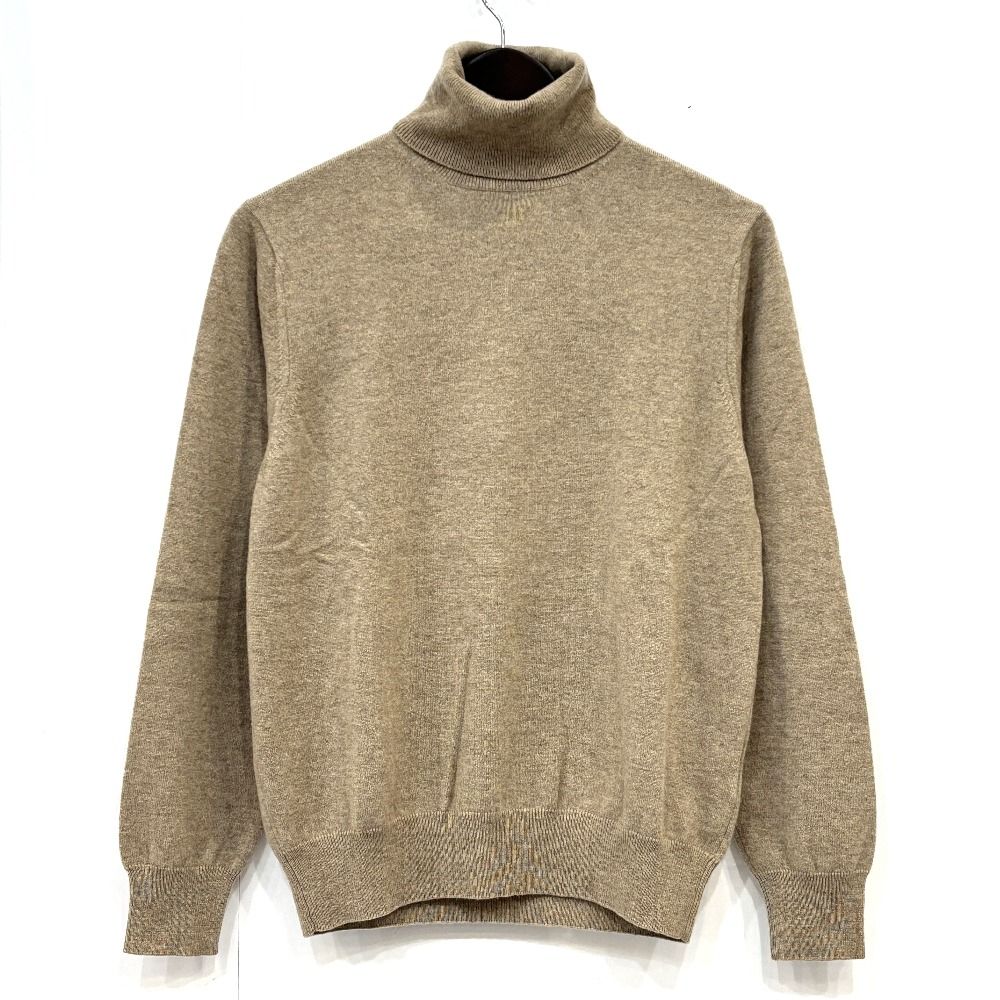良品 Cruciani クルチアーニ カシミヤ100％ タートルネック 長袖 