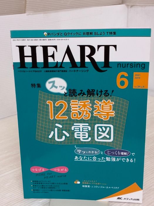 ハートナーシング 2021年6月号(第34巻6号)特集:スッと読み解ける! 12