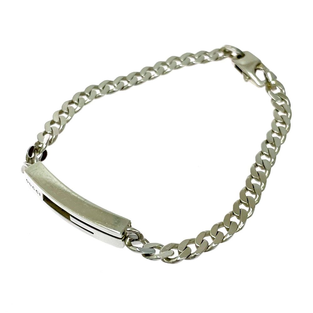 中古】GUCCI グッチ シルバー カットアウトG ブレスレット 8.9g 925