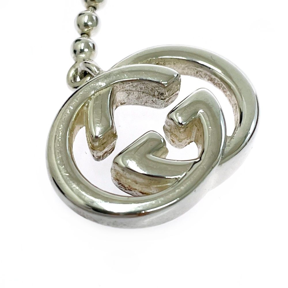 中古】GUCCI グッチ シルバー インターロッキング ボールチェーン