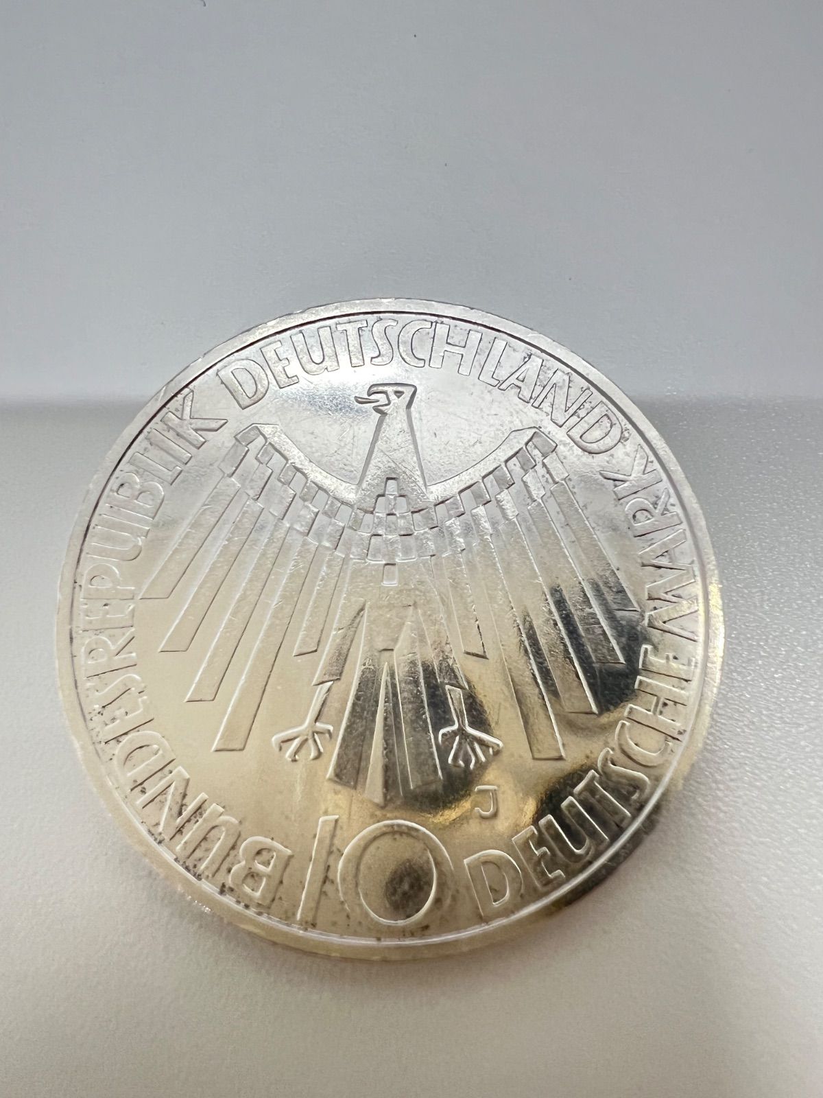 ドイツ ミュンヘンオリンピック 10マルク記念銀貨 - メルカリ