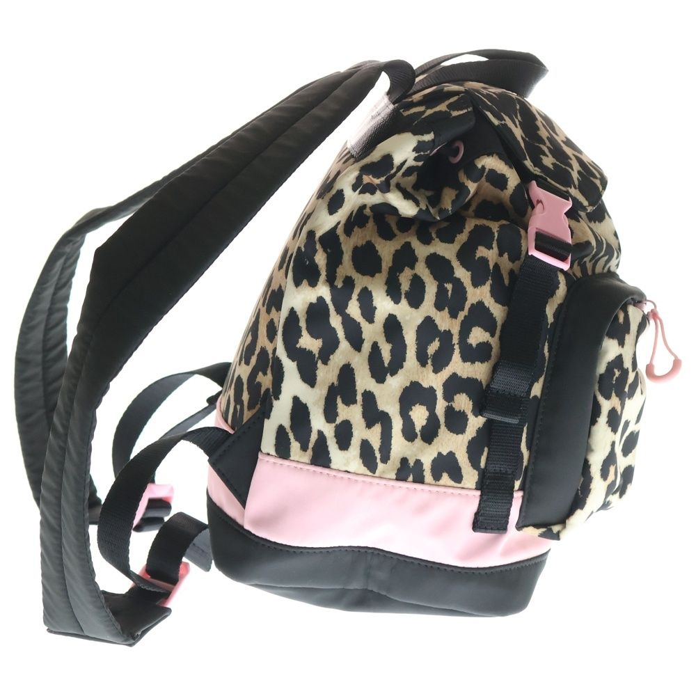 GANNI (ガニー) レオパード ミニバックパック リュックサック ベージュ