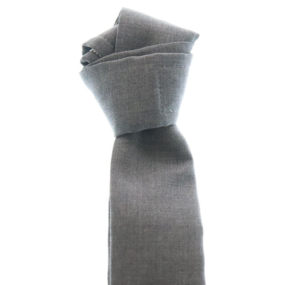 THOM BROWNE (トムブラウン) ライン ナロータイ ネクタイ グレー