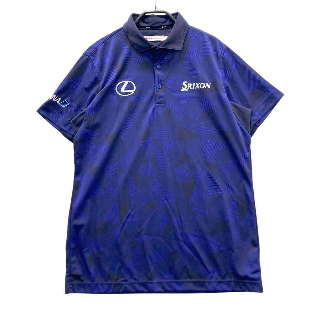 サイズ：LL SRIXON スリクソン 半袖ポロシャツ レクサス ネイビー系