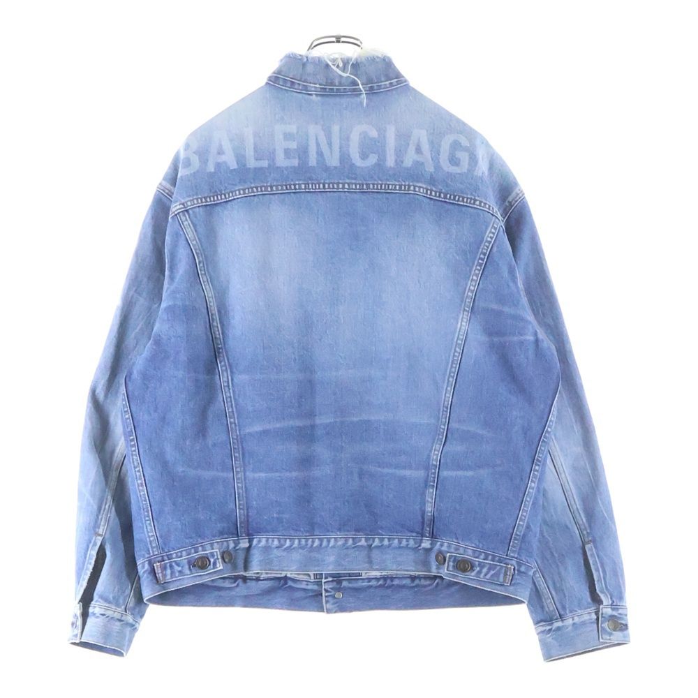 BALENCIAGA (バレンシアガ) バックロゴデザイン デニムジャケット