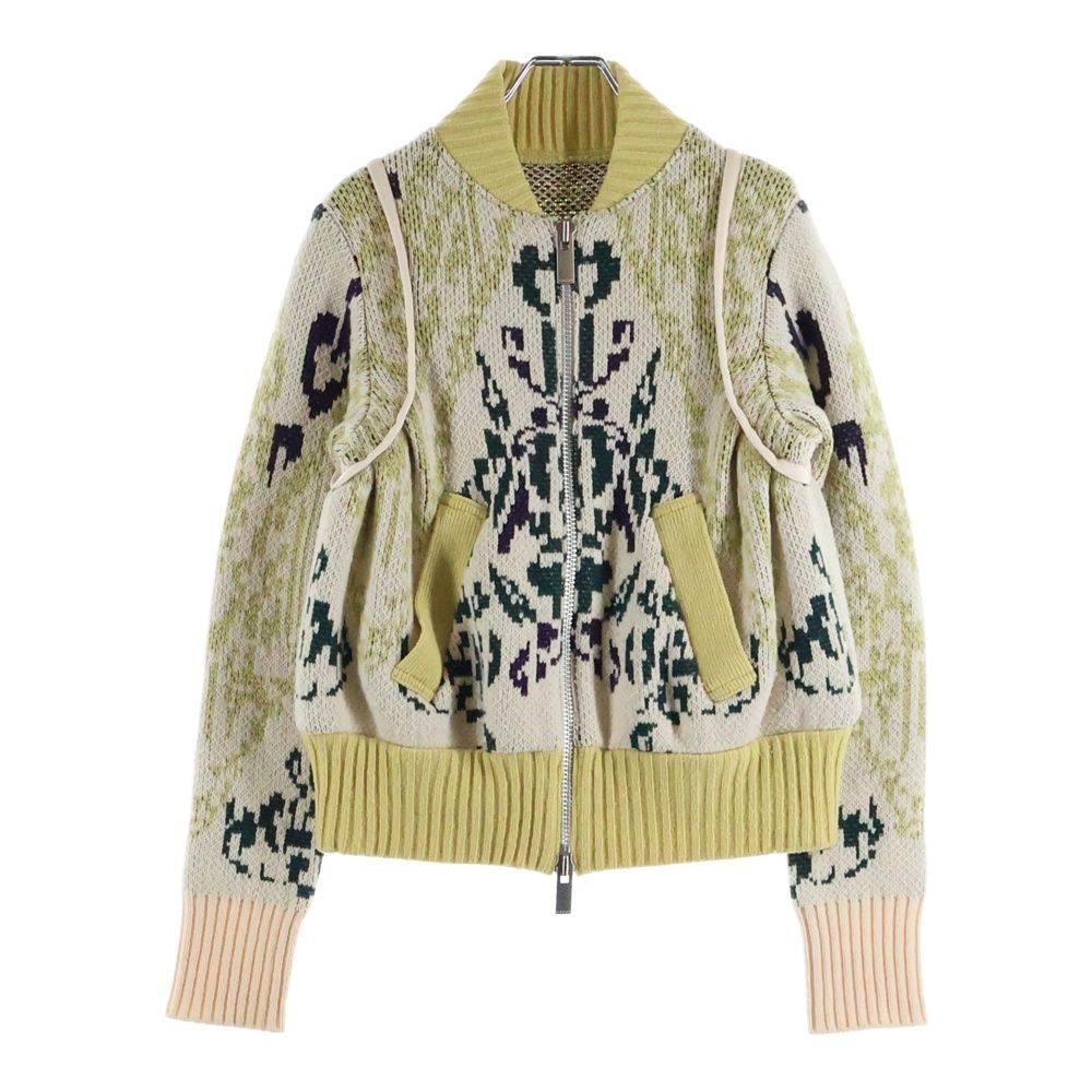 Sacai (サカイ) 16AW ドライバーズ ジップアップ ニットジャケット 