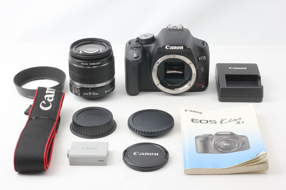キヤノン Canon EOS kiss X3 レンズキット 僅か1620ショット 付属品