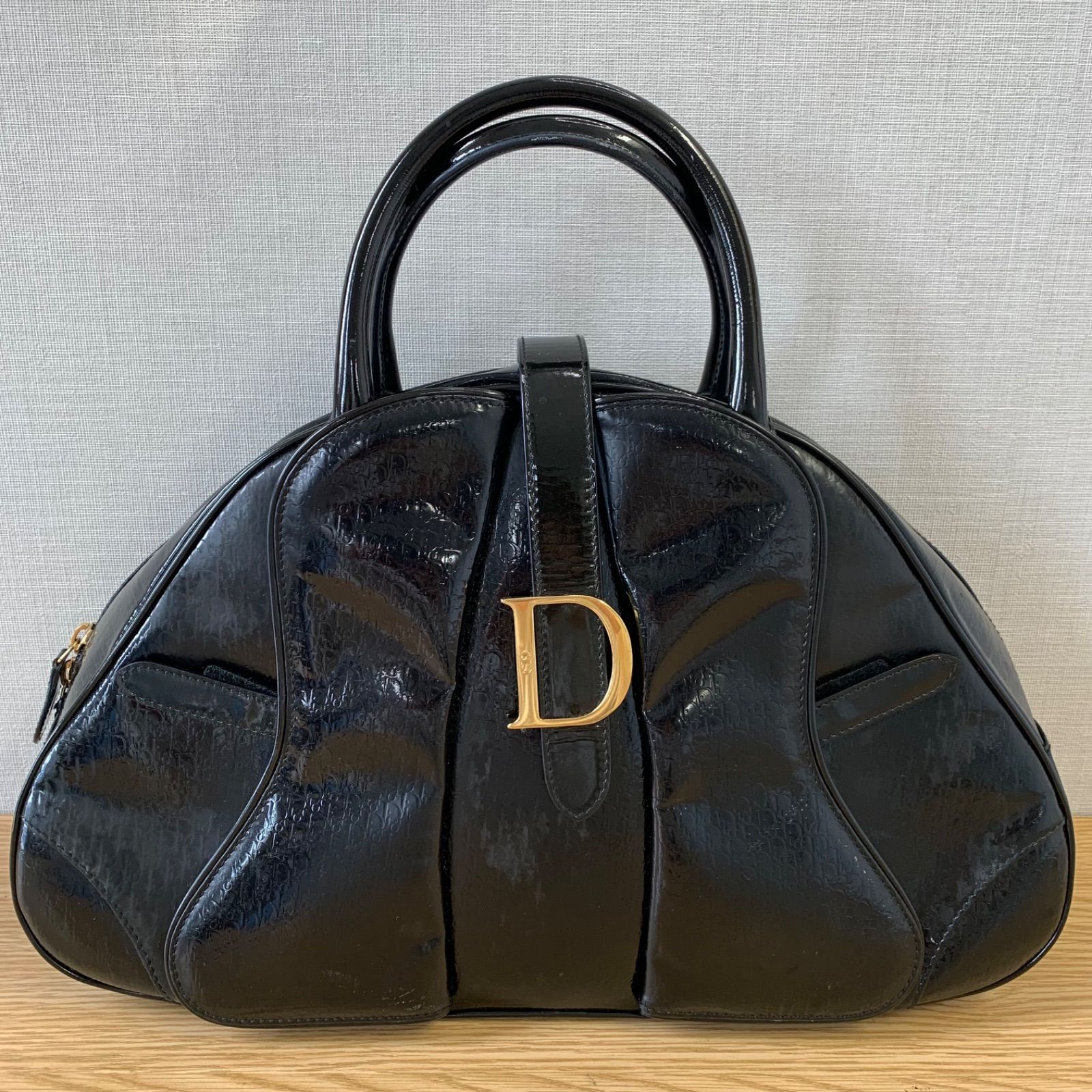 Christian Dior クリスチャンディオール ダブルサドル ボウラーバッグ