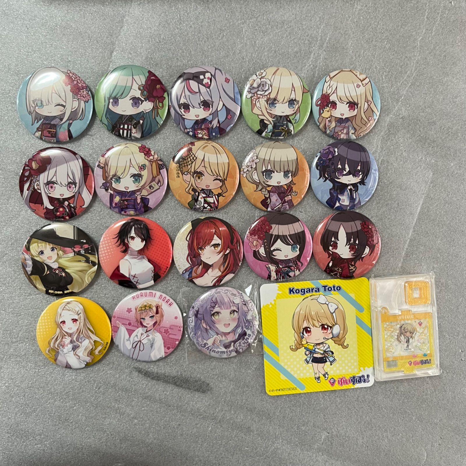 ぶいすぽっ まとめ売り 缶バッジ 特典 カード アクリル 122 - メルカリ