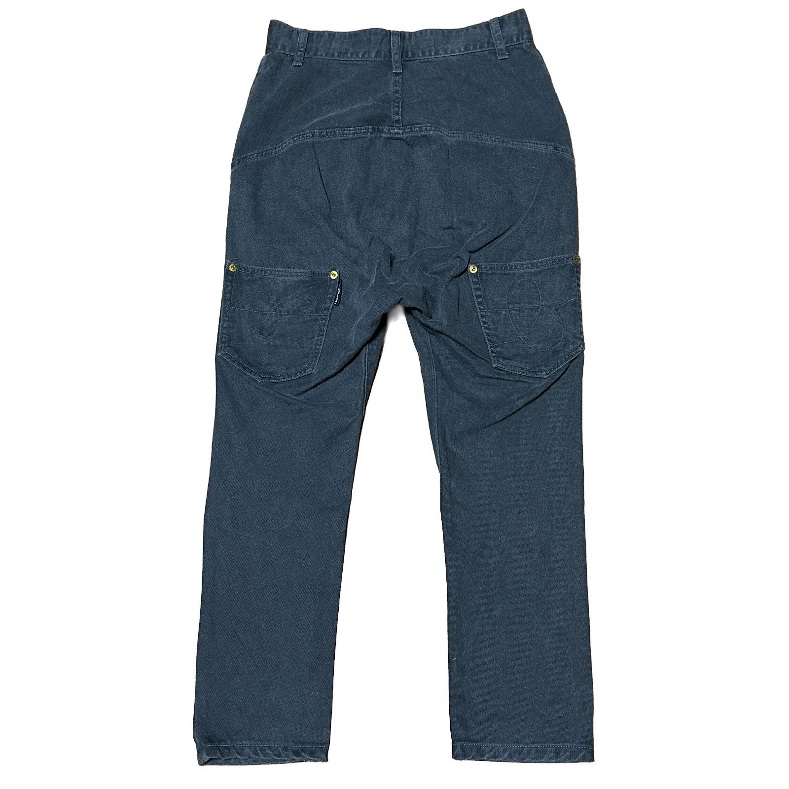 mercibeaucoup, メルシーボークー サルエルデニムパンツ グレー サイズ