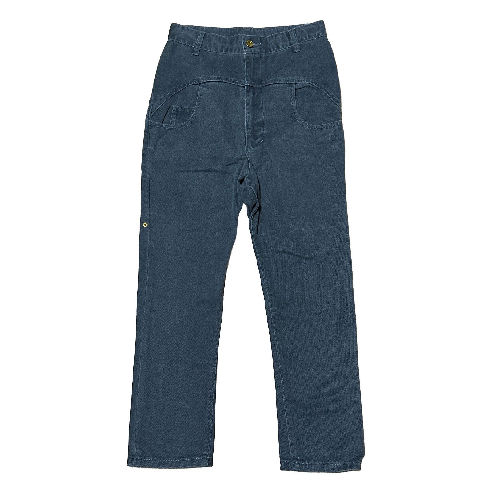 mercibeaucoup, メルシーボークー サルエルデニムパンツ グレー サイズ